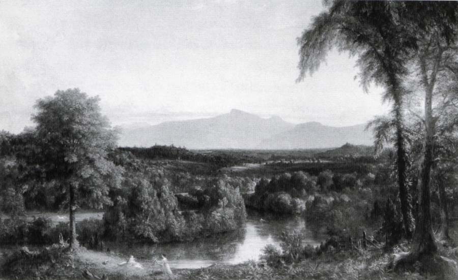 View on the Catskill-Early Autumn